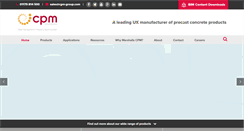 Desktop Screenshot of cpm-group.com